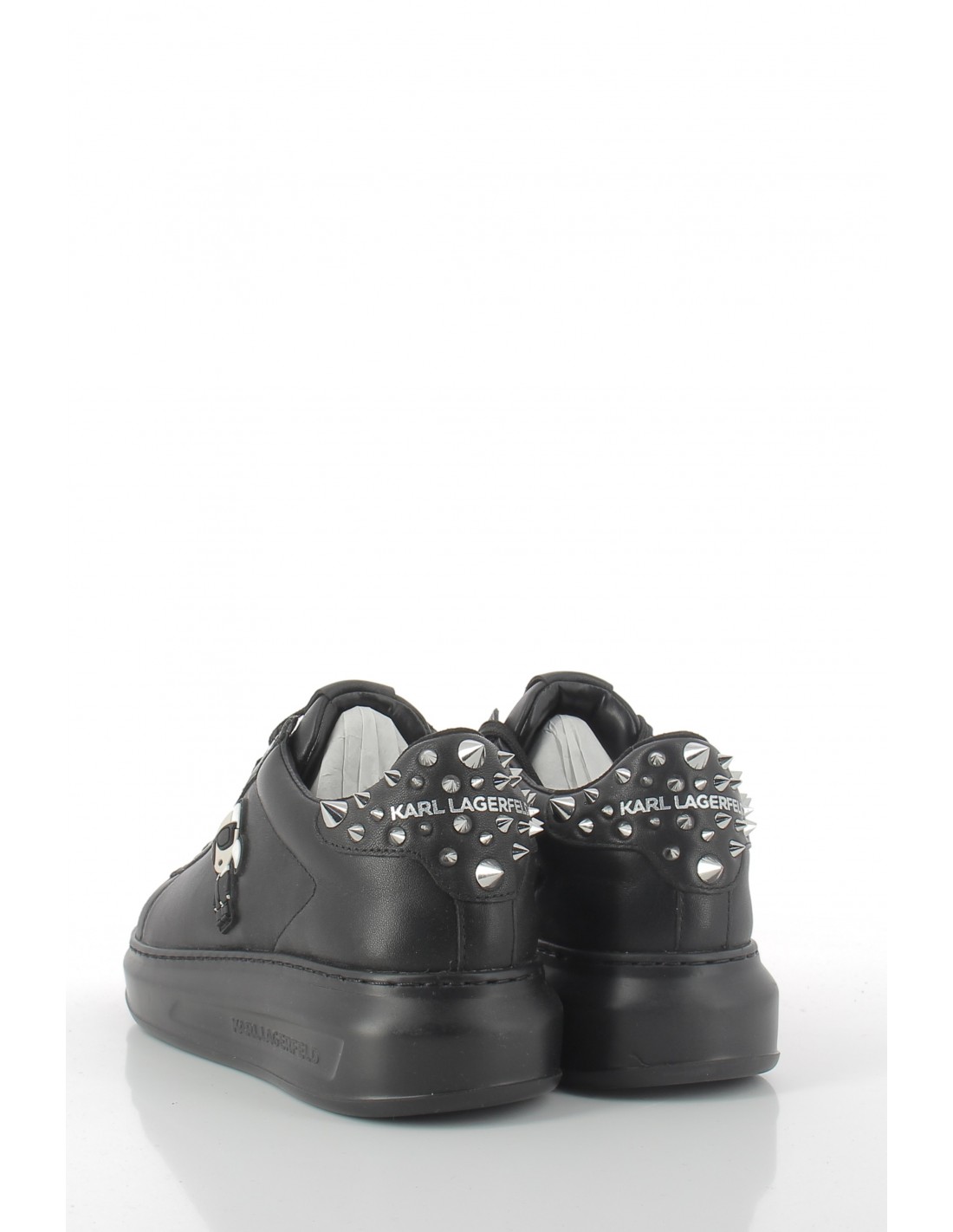 karl lagerfeld Baskets Compensées Femme kapri karl ikonic stud tab Noir