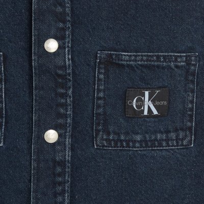Chemise à manches longues homme Relaxed Linear Denim CALVIN KLEIN