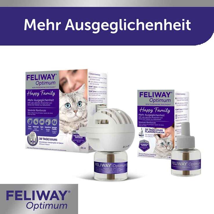 Feliway Optimum Nachfüllflakon Lösung für Vern.für Katzen, 48 ml