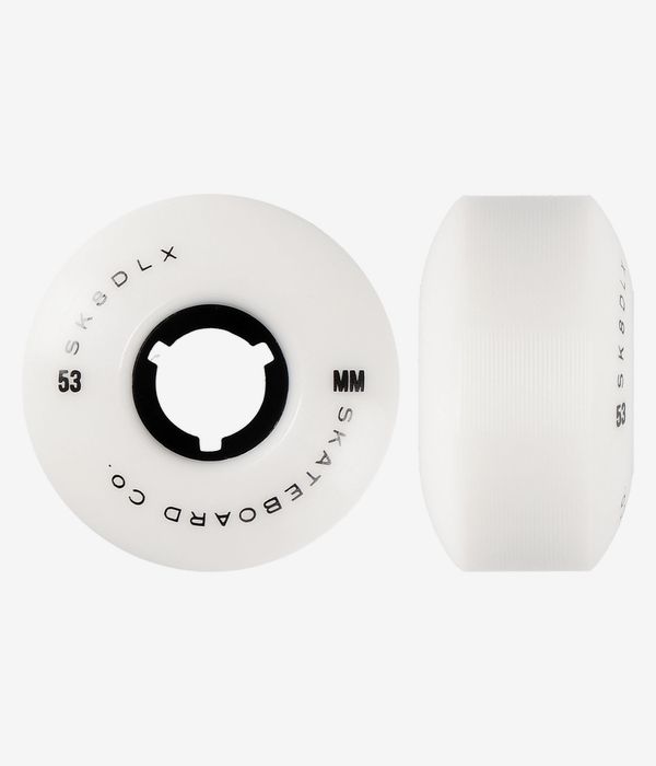 skatedeluxe Fidelity Series Rollen (white/black) 53mm 100A 4er Pack