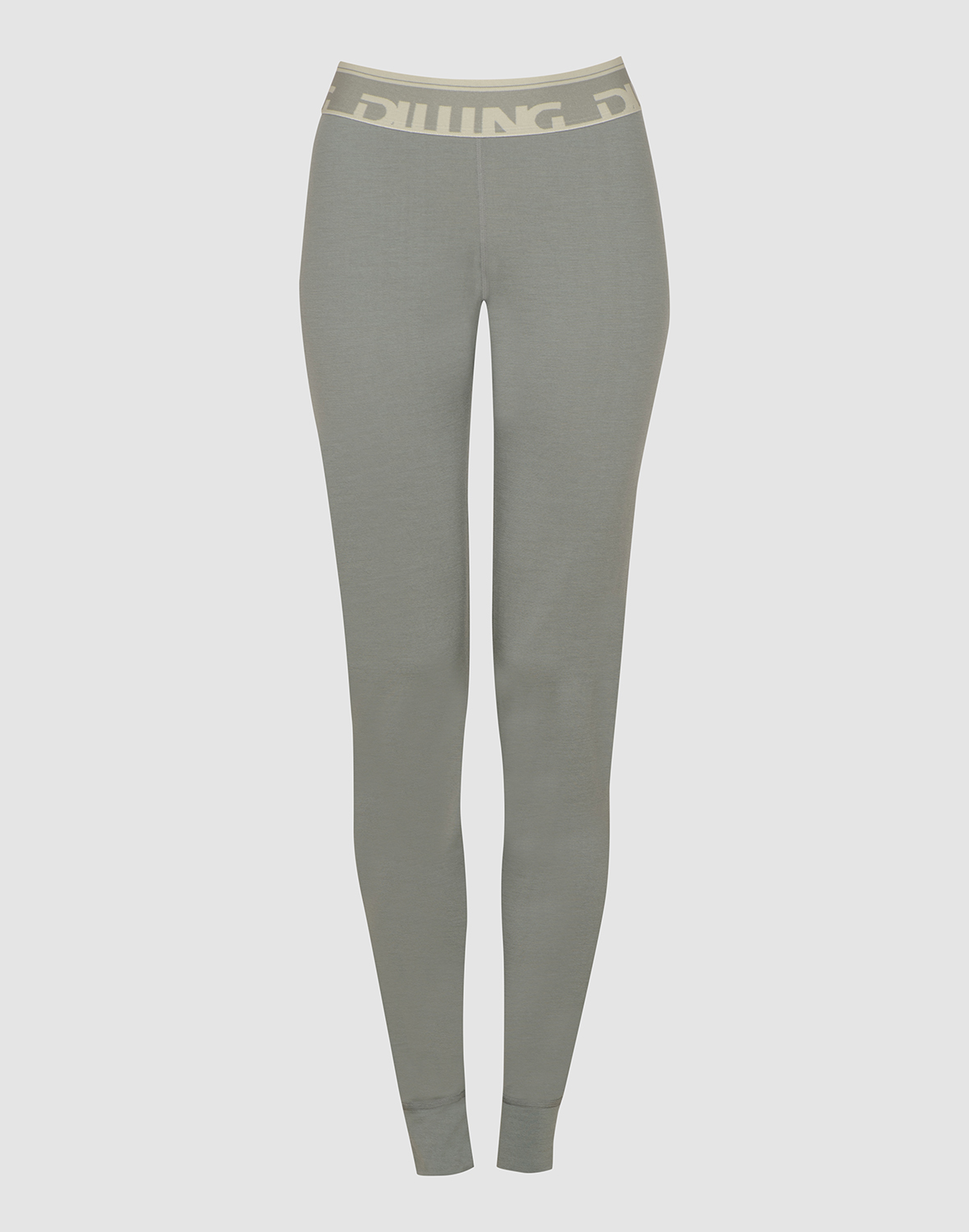 Legging van merinowol voor dames in Jadegroen