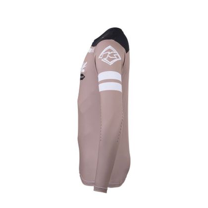 Maillot cross Kenny TRACK - DIRT 2025 - Beige / Noir