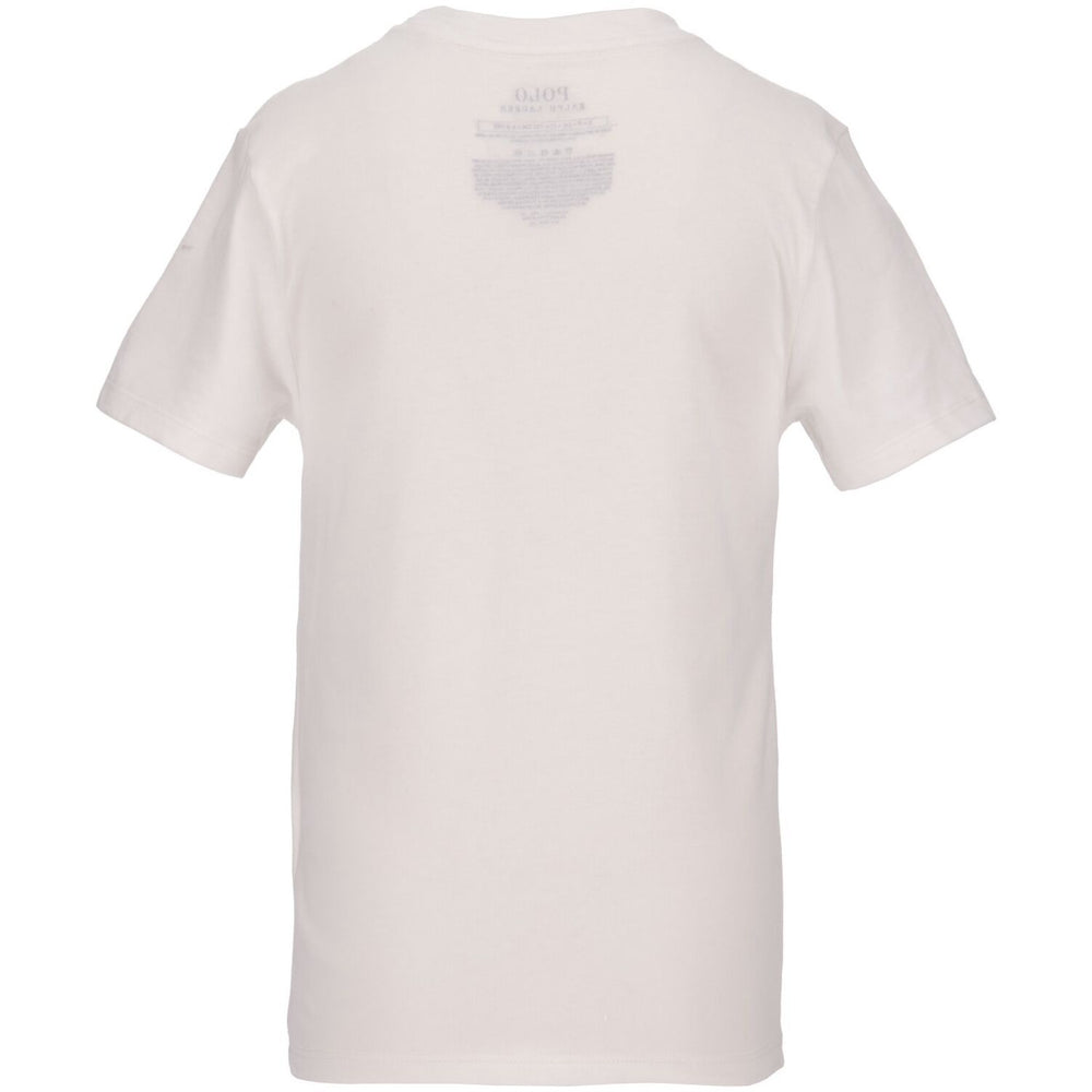 Køb Polo Ralph Lauren White 2 Pack Bomuld Crew T-Skjorte