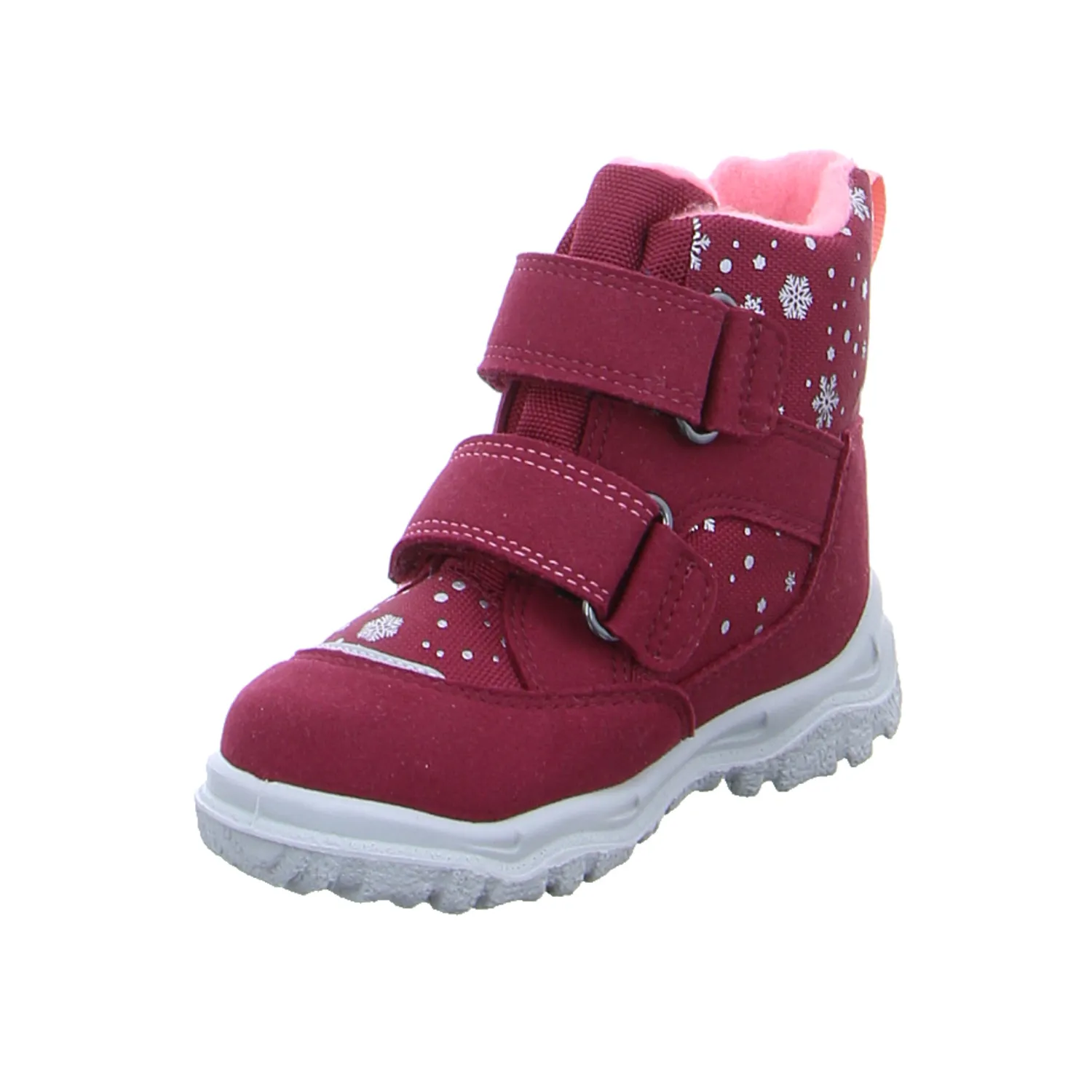 SUPERFIT Kleinkinder-Snowboot  Membran Rot Textil  Baby-Winterstiefel Mädchen