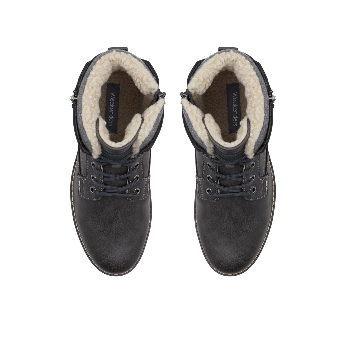 WEEKENDERS-Astiac-Bottes - Talon plat - Gris