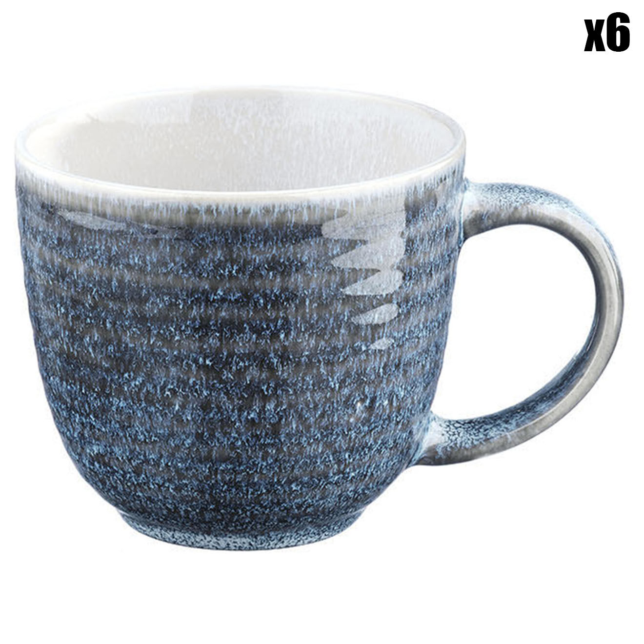 Bjorn 6 Mugs Cosmos bleu/blanc nacré - 30 cl