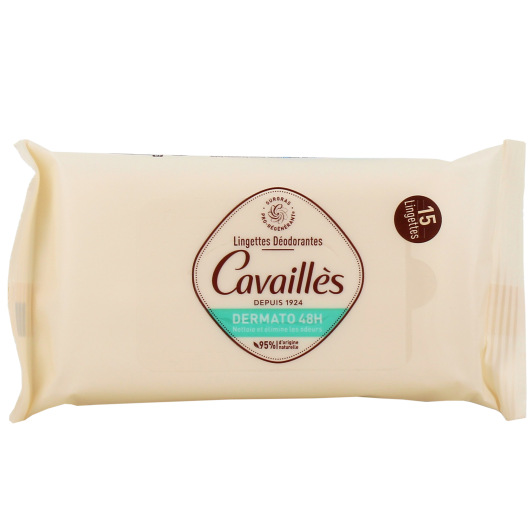 Cavaillès - Lingettes Déodorantes