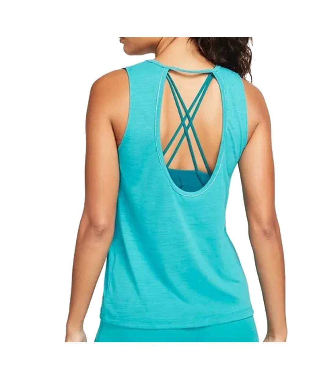 Débardeur Turquoise Femme Tank Lurex