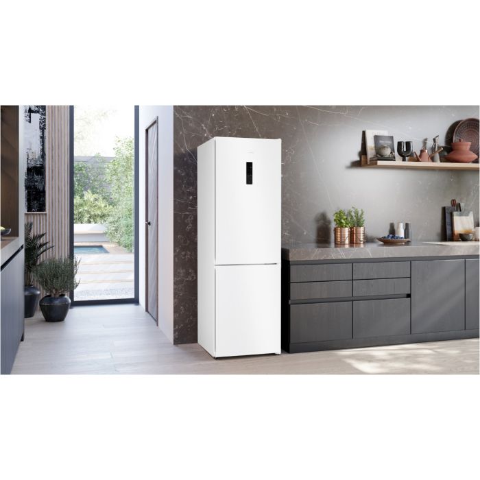 Siemens Kühl-Gefrier-Kombination iQ300 KG36NXWDF Weiß