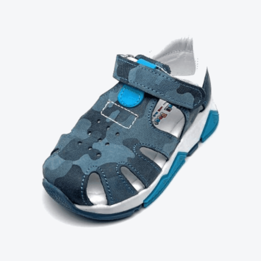 Small Foot Kindersandalen - Cezeri-36 - Kamuflaj/Blau