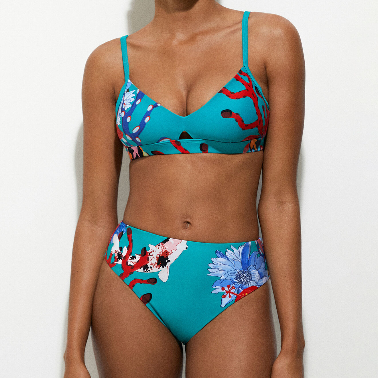 Desigual Haut de maillot de bain June turquoise
