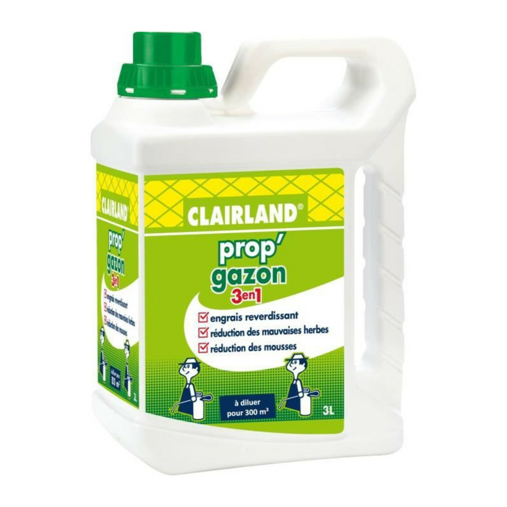 Engrais gazon liquide - - prop'gazon - 3 en 1 - concentré - 3 l