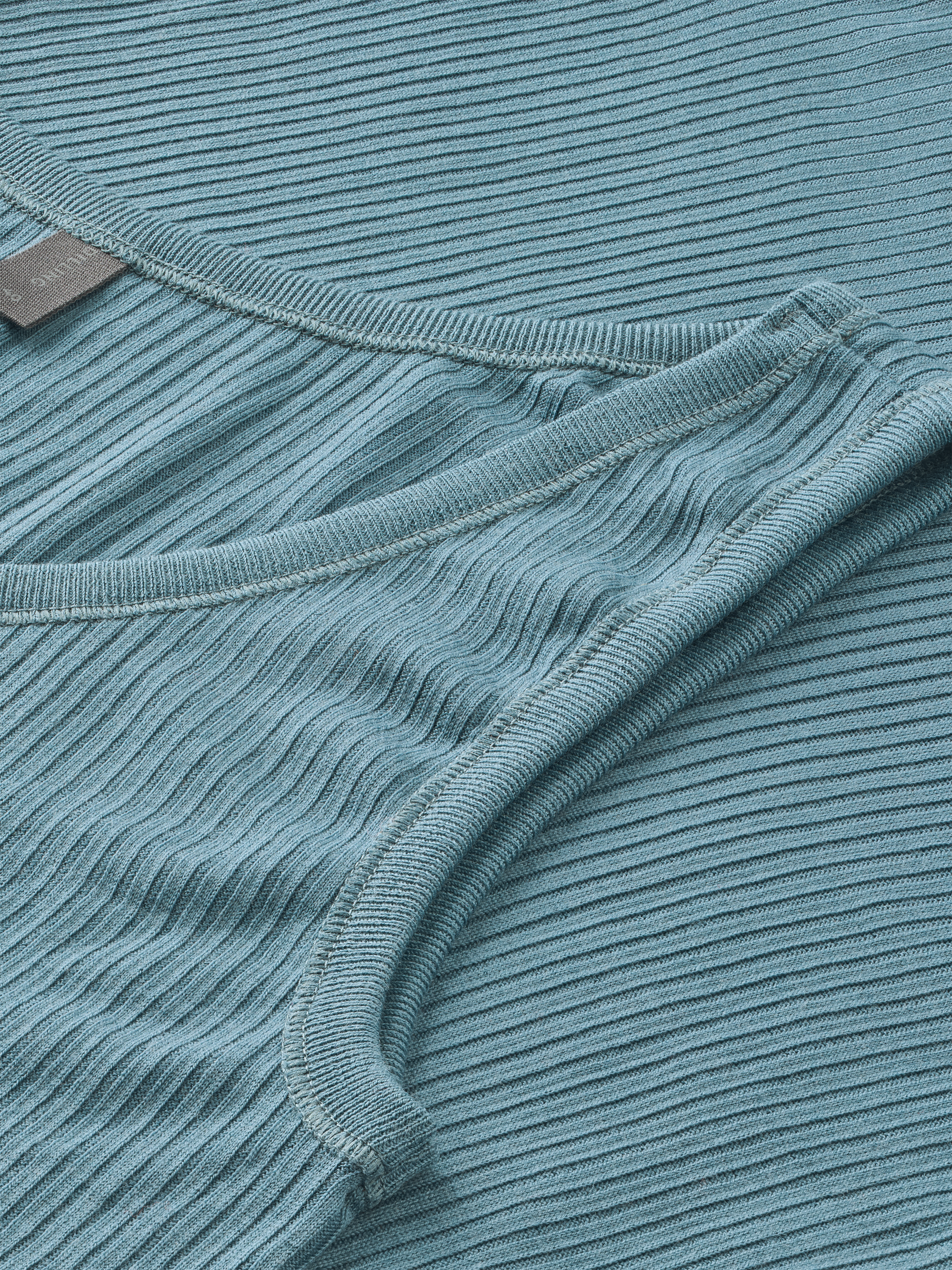 Tanktop van merinowol voor dames - Petrolblauw