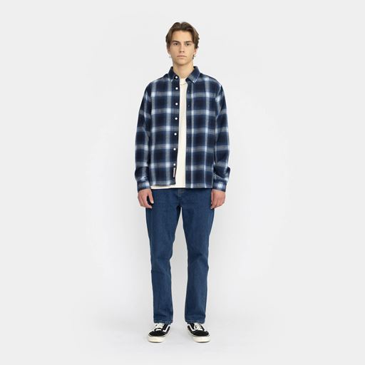 Revolution Button-Down Skjorte, Navy, L