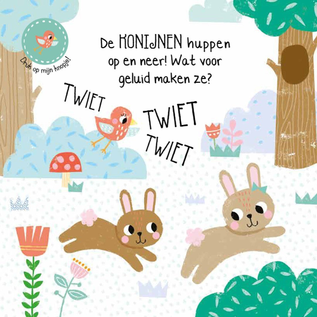 Rebo geluidenboek luister mee in het bos