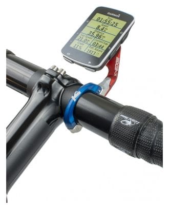 Support K-Edge Garmin Race 31.8mm Rouge / Bleu / Gris