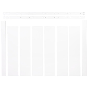 Radiatorpaneel Preston wit 153x100 cm