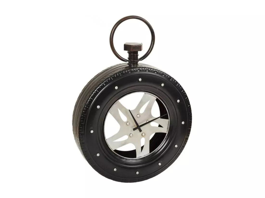 Horloge murale noire 51x14,5x72h
