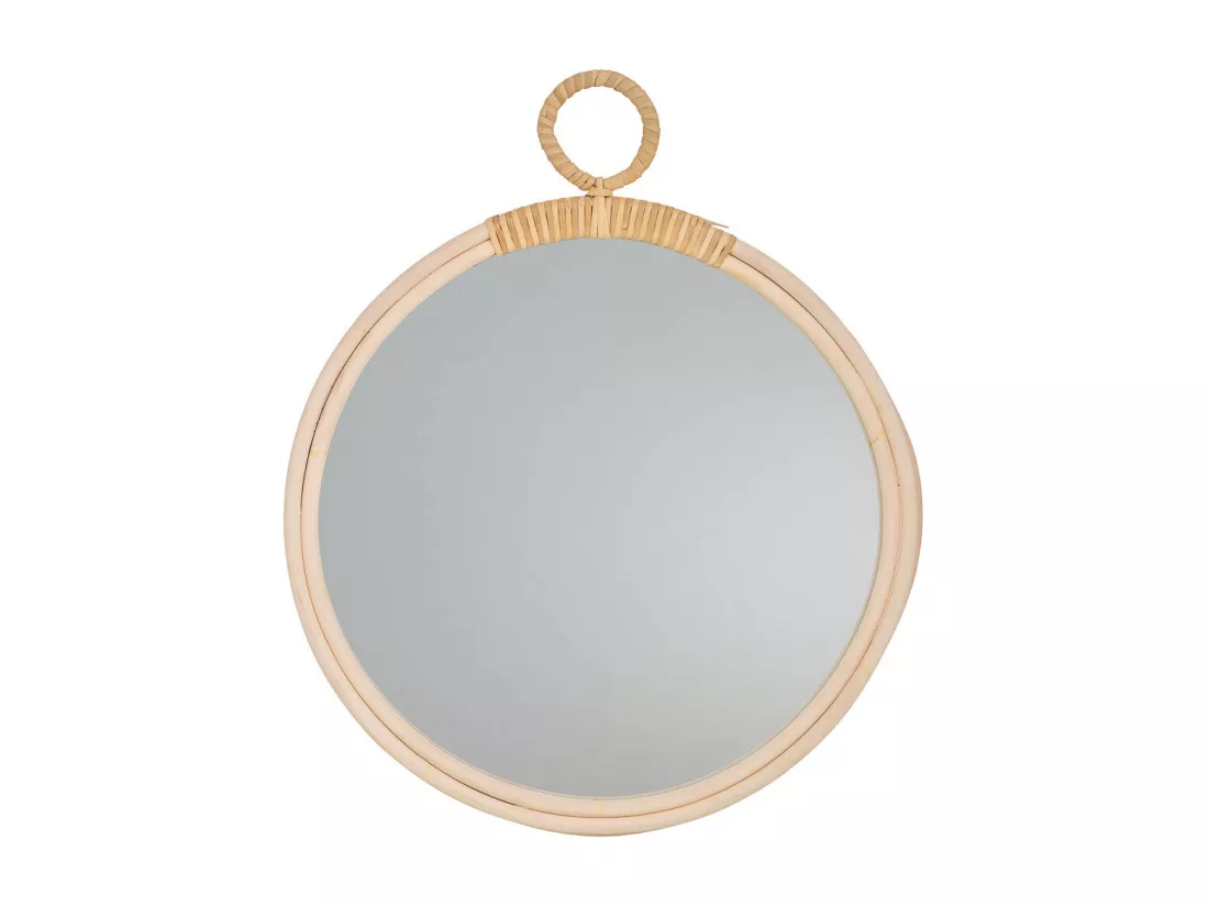 Miroir en bambou marron 37/35x02h