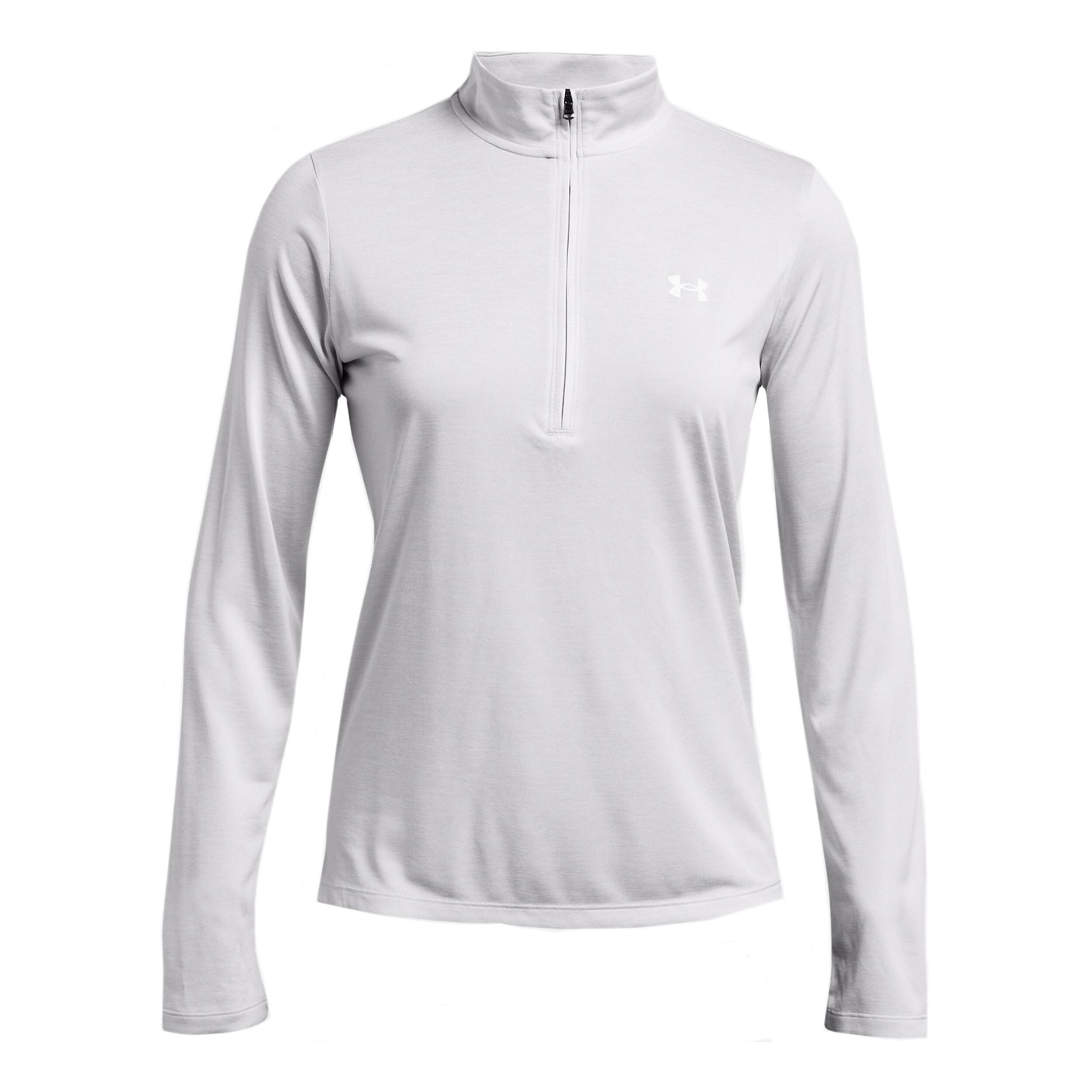 Under Armour Tech Half-Zip Twist Haut Manches Longues Femmes - Gris