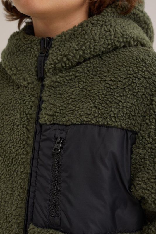 Blue Ridge - Reversible Teddy Jas - Zwart - Jongens