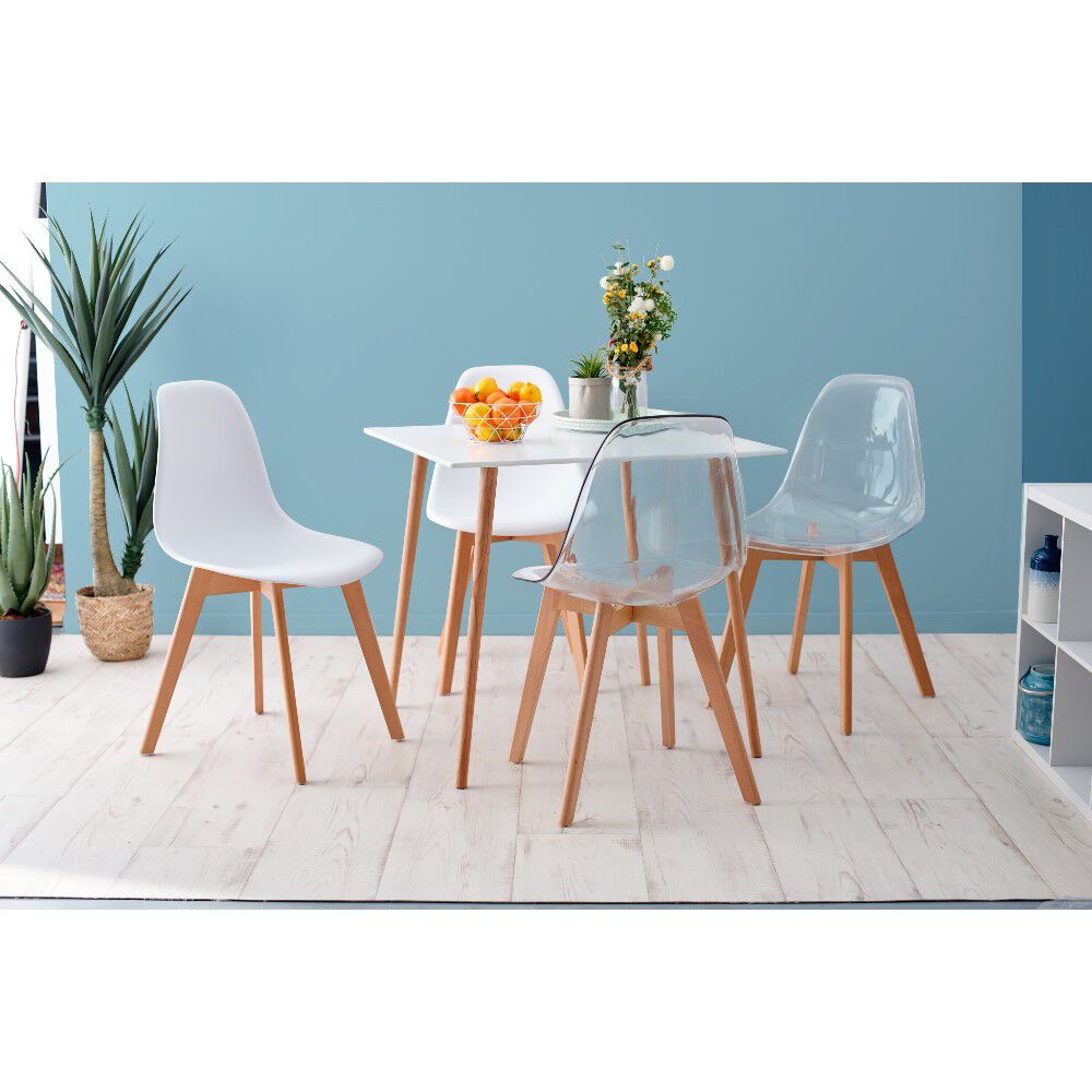 Chaise Chloé transparente x 2