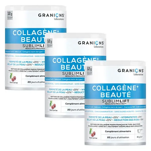 Granions Collagen+ Beauty Sublimlift Patenteado 300g Pacote com 3 unidades
