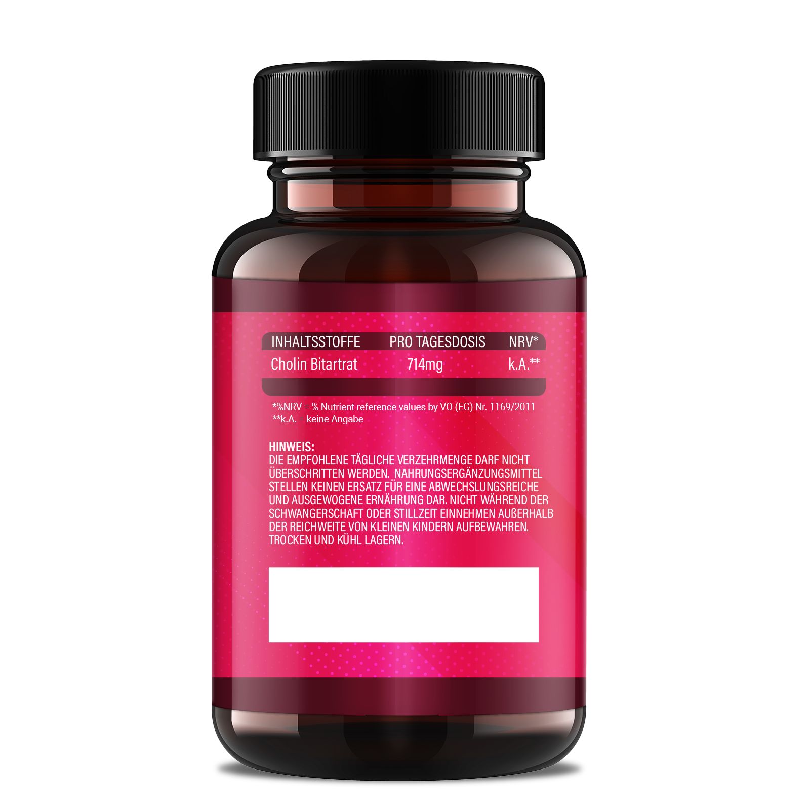 Saint Nutrition® | Cholin Bitartrat | Appetitzügler