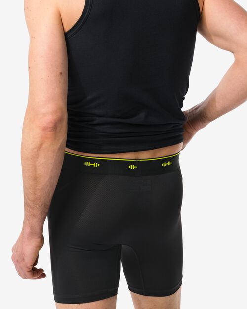boxer short de sport homme noir