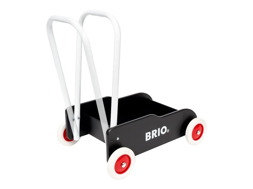 BRIO 31351 Lære-gå-vogn - Sort