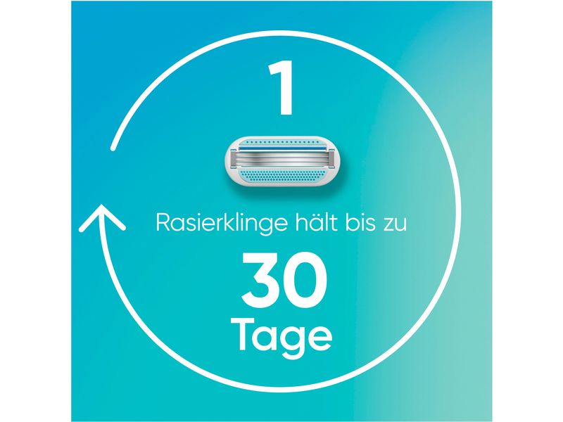 Gillette Venus Damenrasierer Venus Smooth 5er   Handstück Damenrasierer mit wiederverwendbarem Handstück