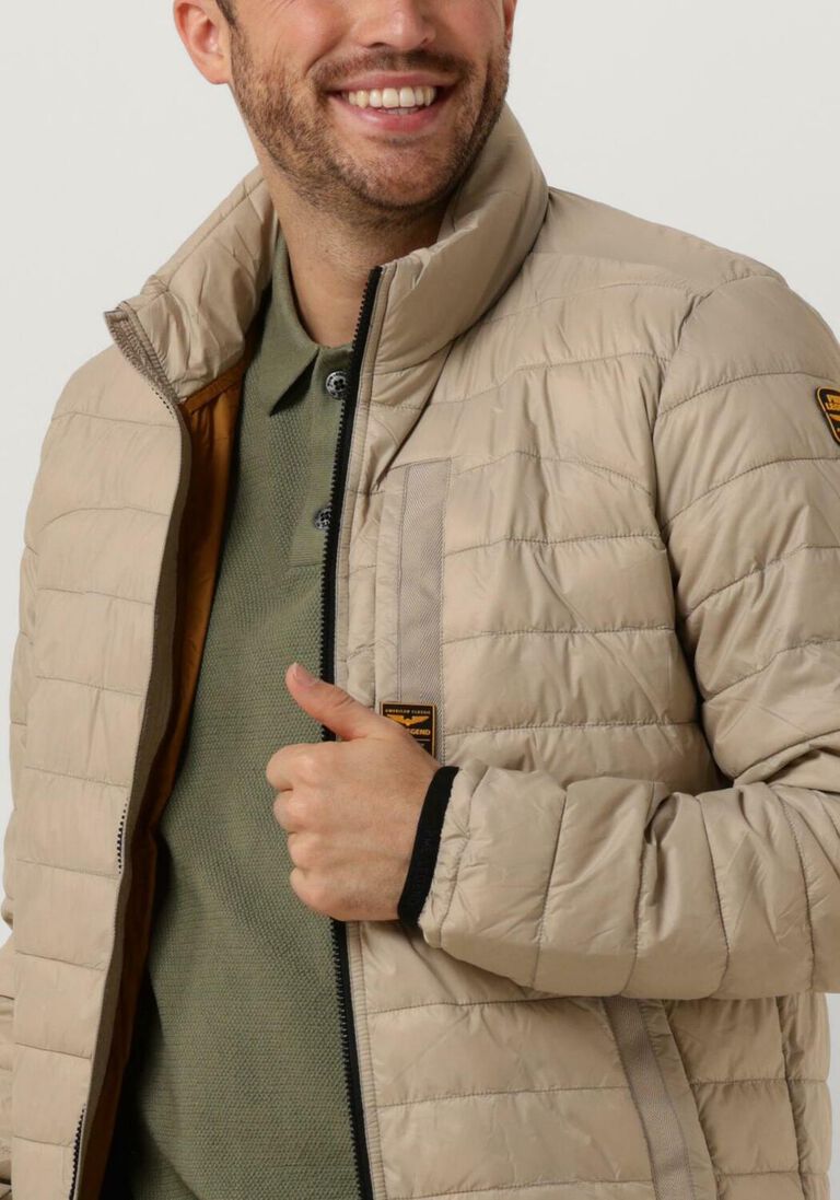 PME LEGEND beige pme legend gewatteerde jas short jacket miles mentor cylon