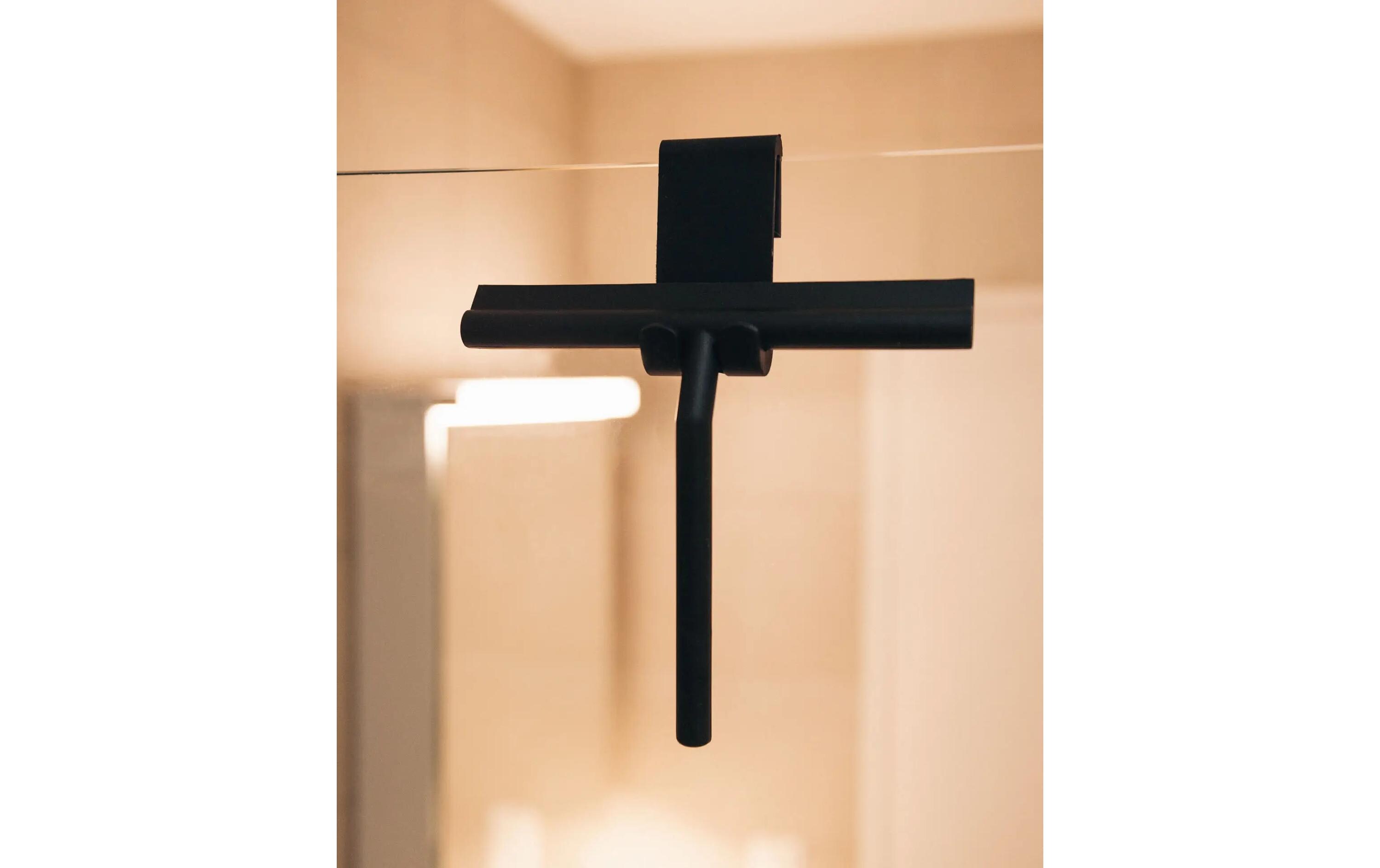 Silikon Duschabzieher SchwarzFensterwischer