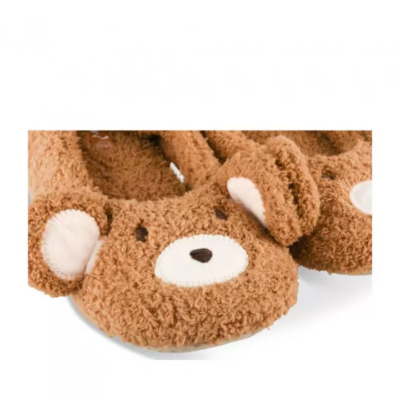 Chaussons ourson MARRON PHILOV