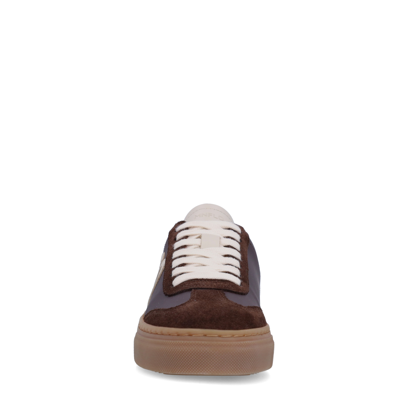 Bruine leren sneakers