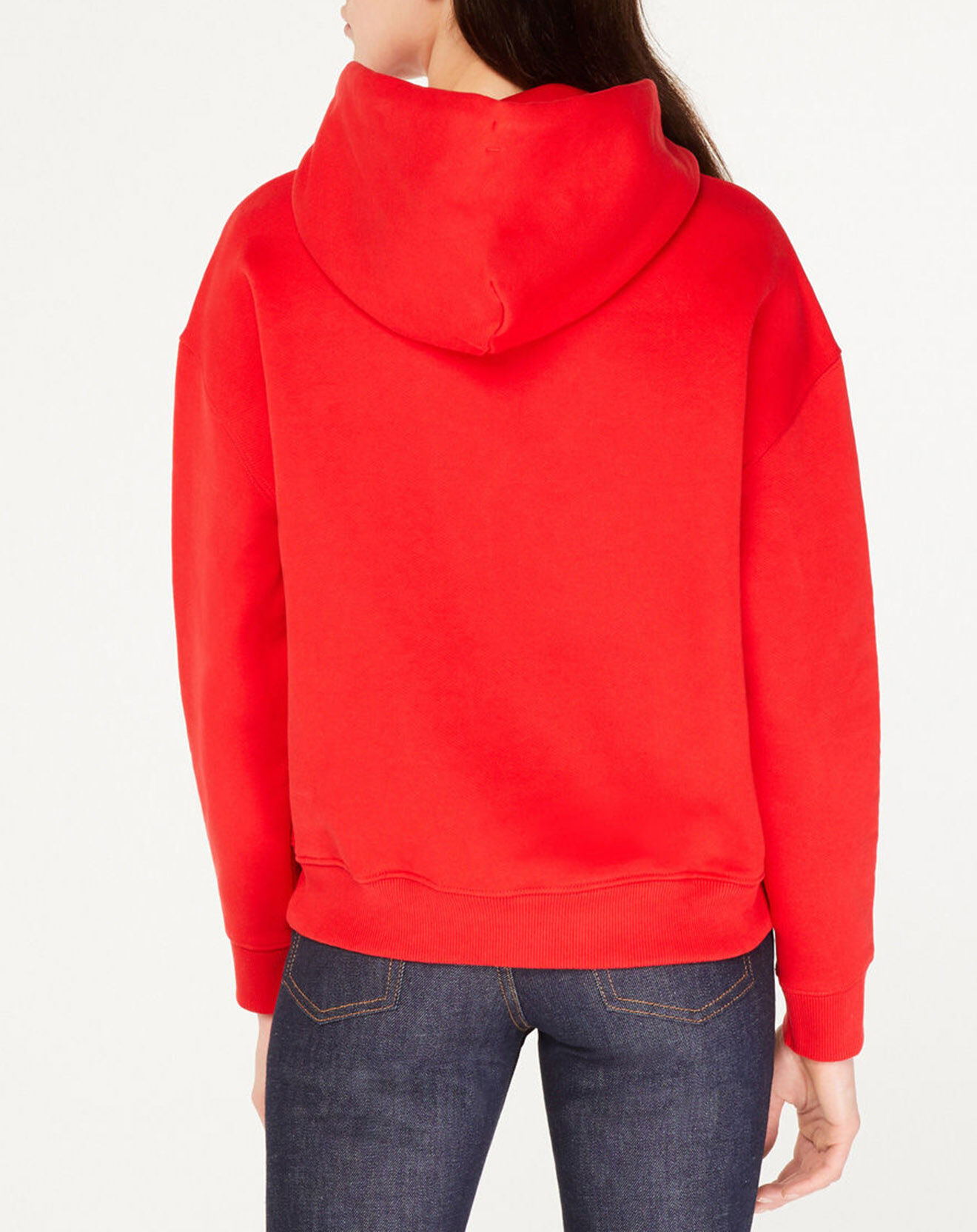 Tommy Jeans Sweat à capuche tommy badge rouge