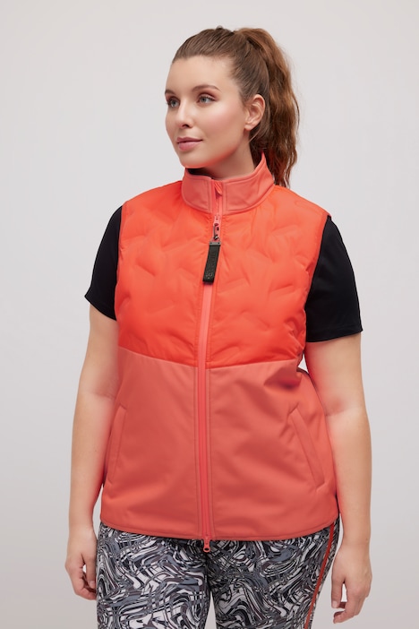 Funktions-Softshellweste, Fleecefutter, 2-Wege-Zipper