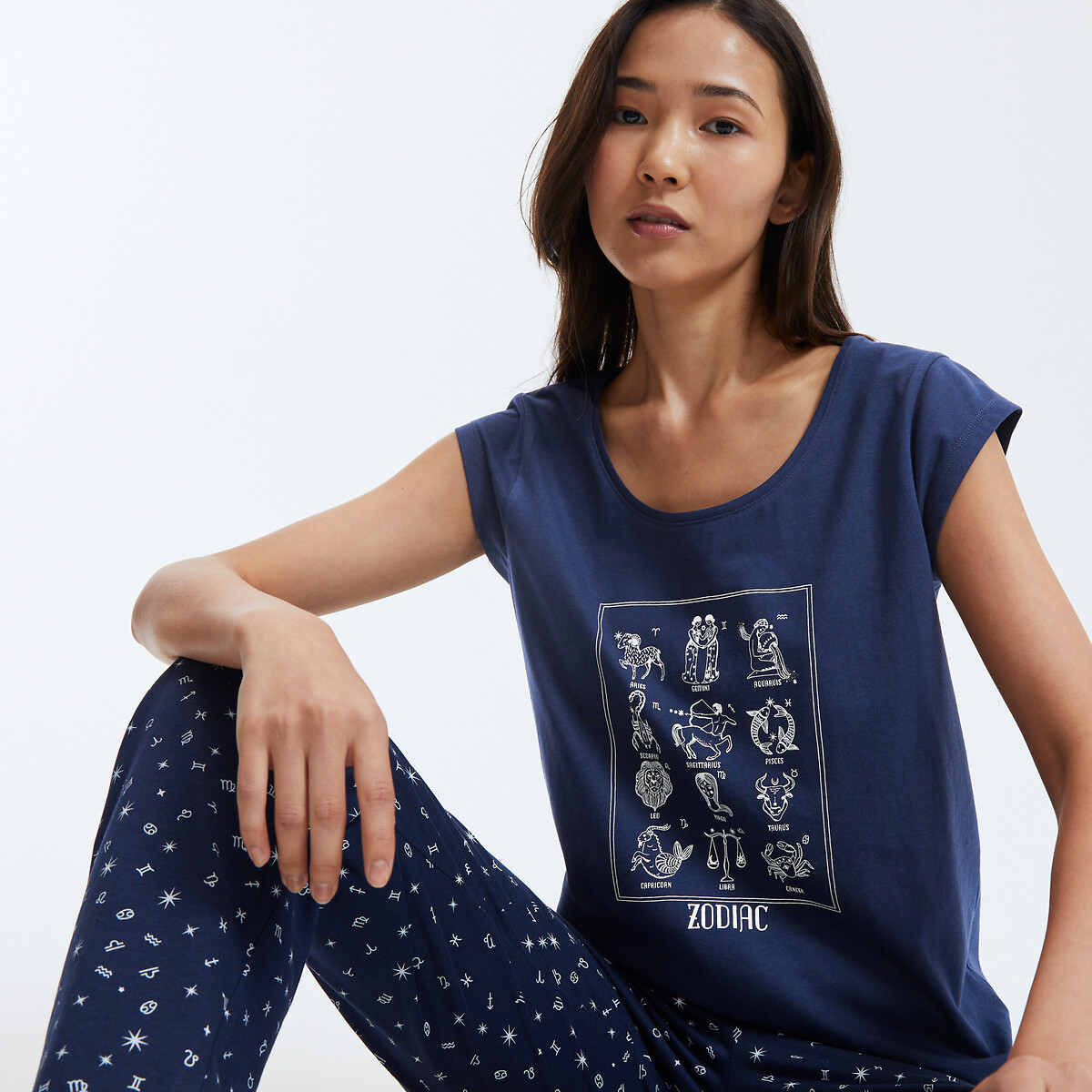 SO'HOME<br>Pijama em katoen, estampa astrale