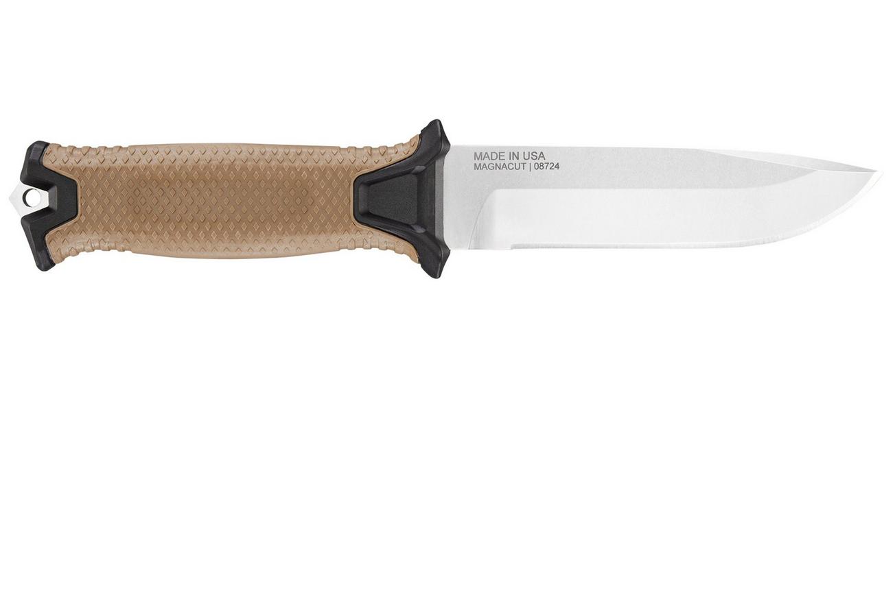 Gerber Strongarm CPM MagnaCut 1075372 Coyote Brown, vaststaand mes