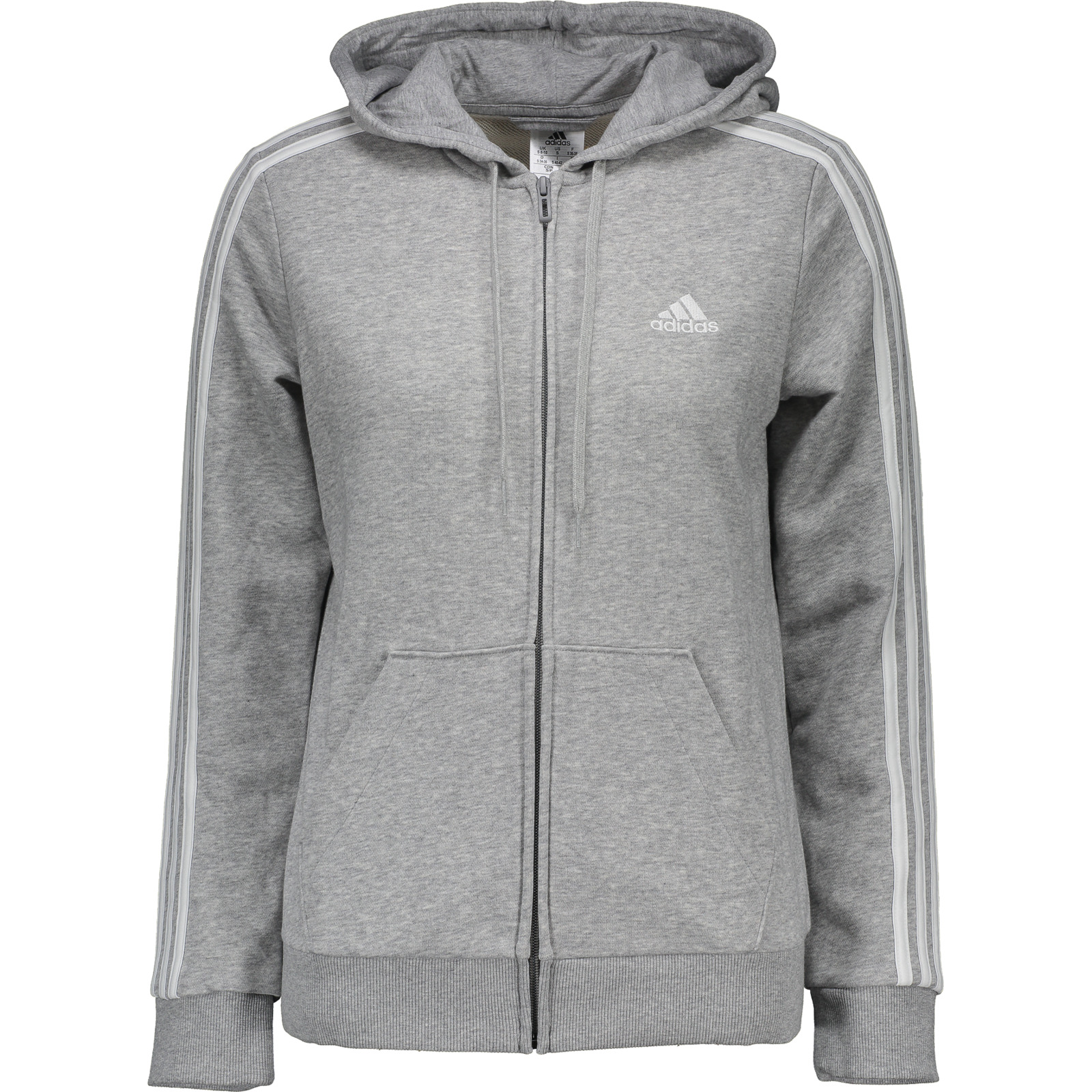 Adidas 3S FT FZ Hoodie Da, schwarz, S