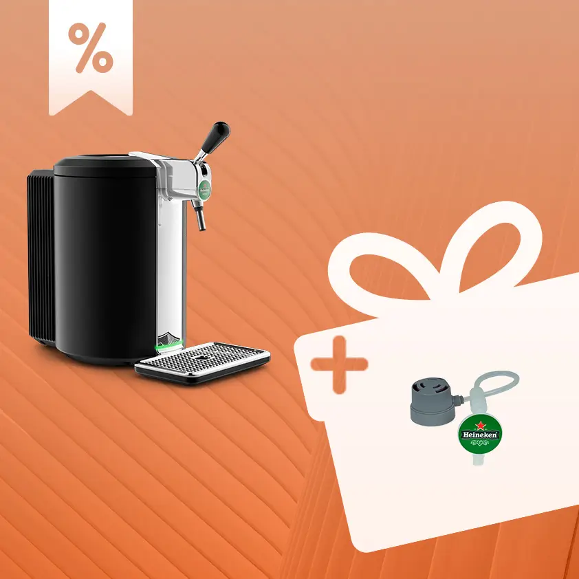 Pack exclusif web - Tireuse à bière Compact + lot de 5 tubes de rechange