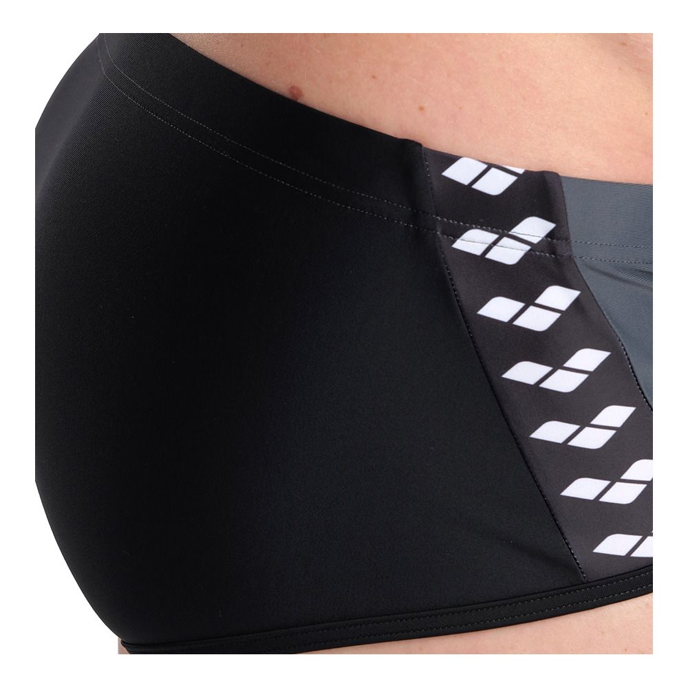 Arena ICONS - Boxer de bain Homme asphalt/black