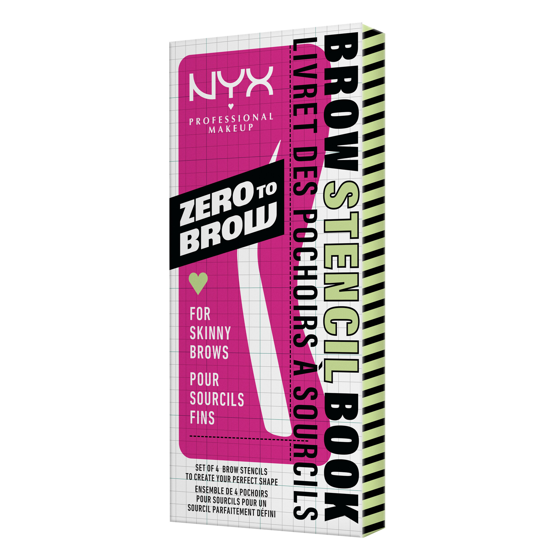 Zero to Brow Stencil