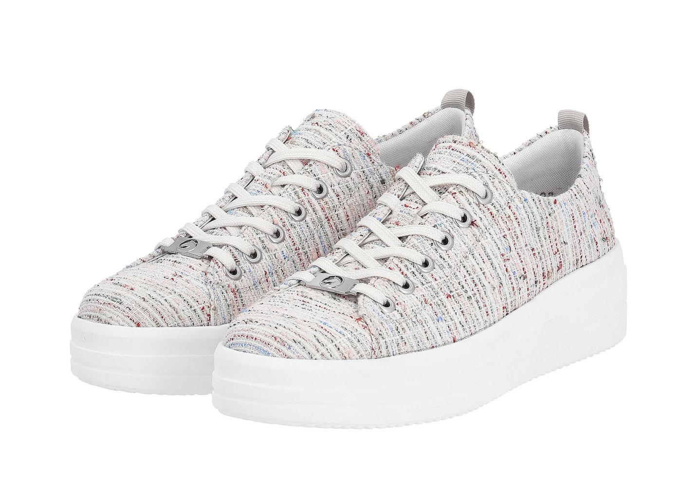 Remonte Sneaker aus effektvoll strukturiertem Textilmaterial