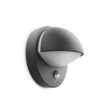 Philips buitenlamp MyGarden June zwart met bewegingssensor