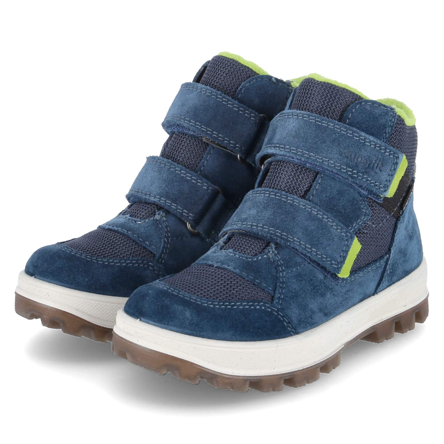 Superfit Winterstiefeletten TEDD - blau/hellgrün