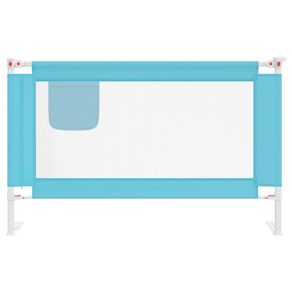 vidaXL Babybedhek 120x25 cm stof blauw