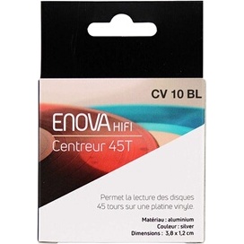 Accessoire platine vinyle Enova Hifi Centreur 45T - CV 10 BL