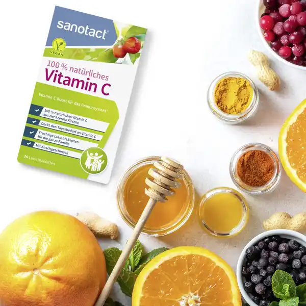 100 % natürliches Vitamin C Lutschtabletten