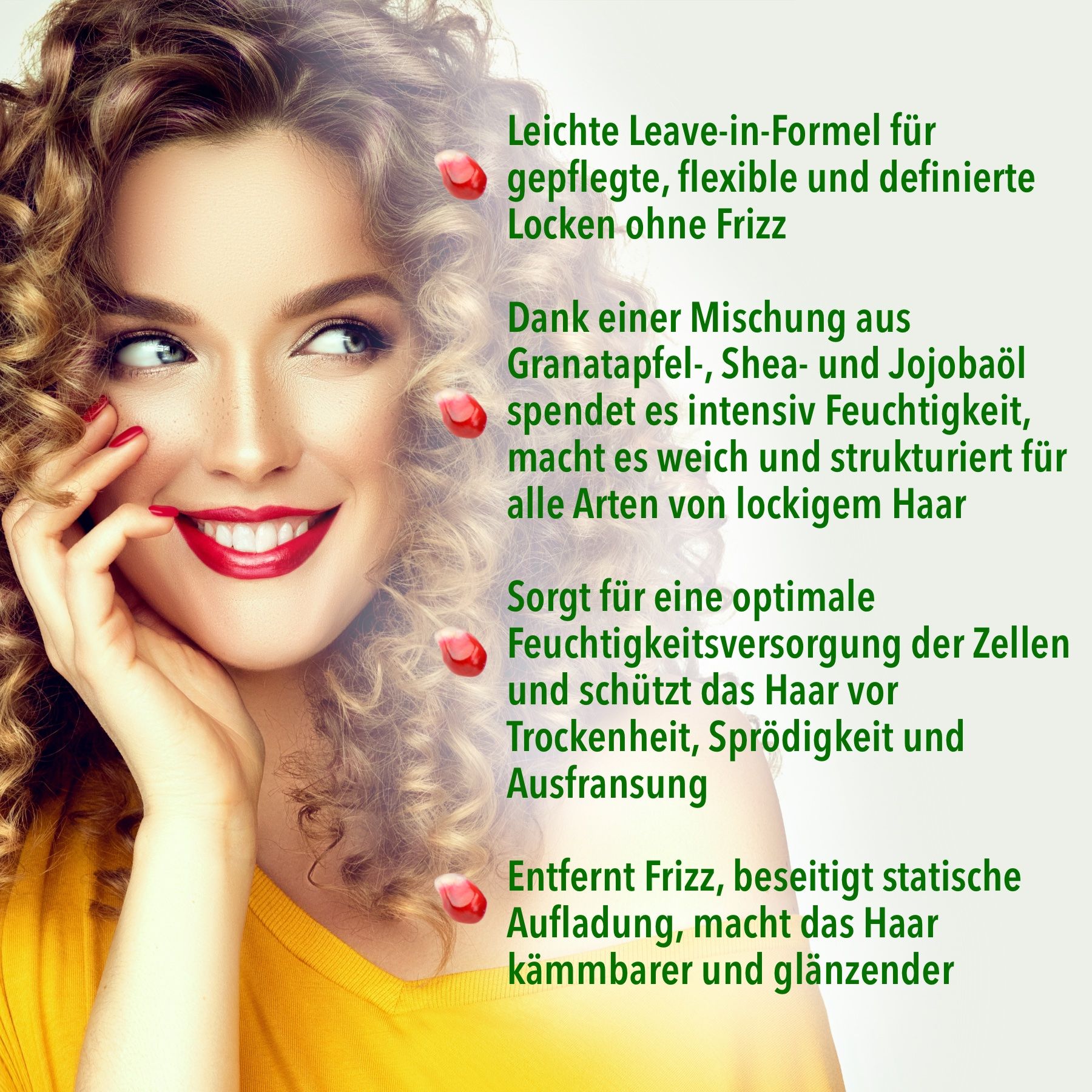 Mielle Organics Haarmaske Pomegranate Honey Twisting Souffle für Haarpflege